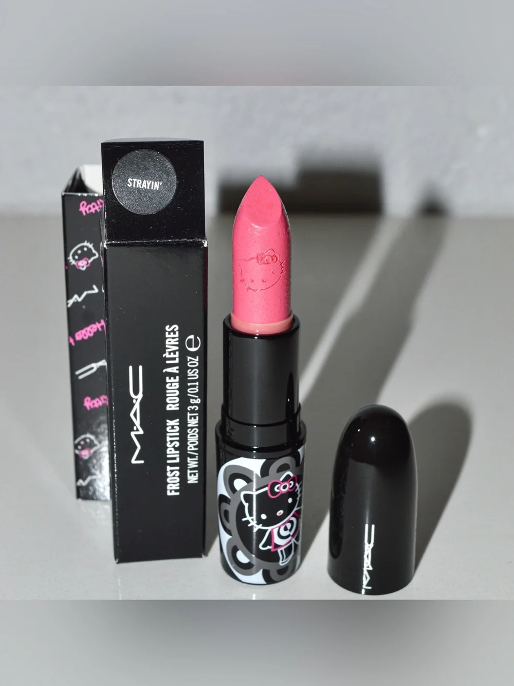 MAC Cosmetics Lipstick *STRAYIN'* Limited Edition BNIB, Hello Kitty Collection